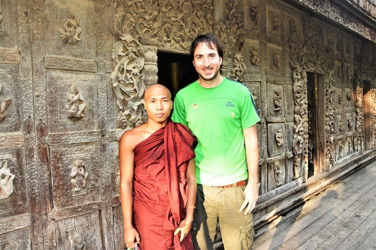  Monasterio Shwendandaw Kyaung - Que visitar en Mandalay