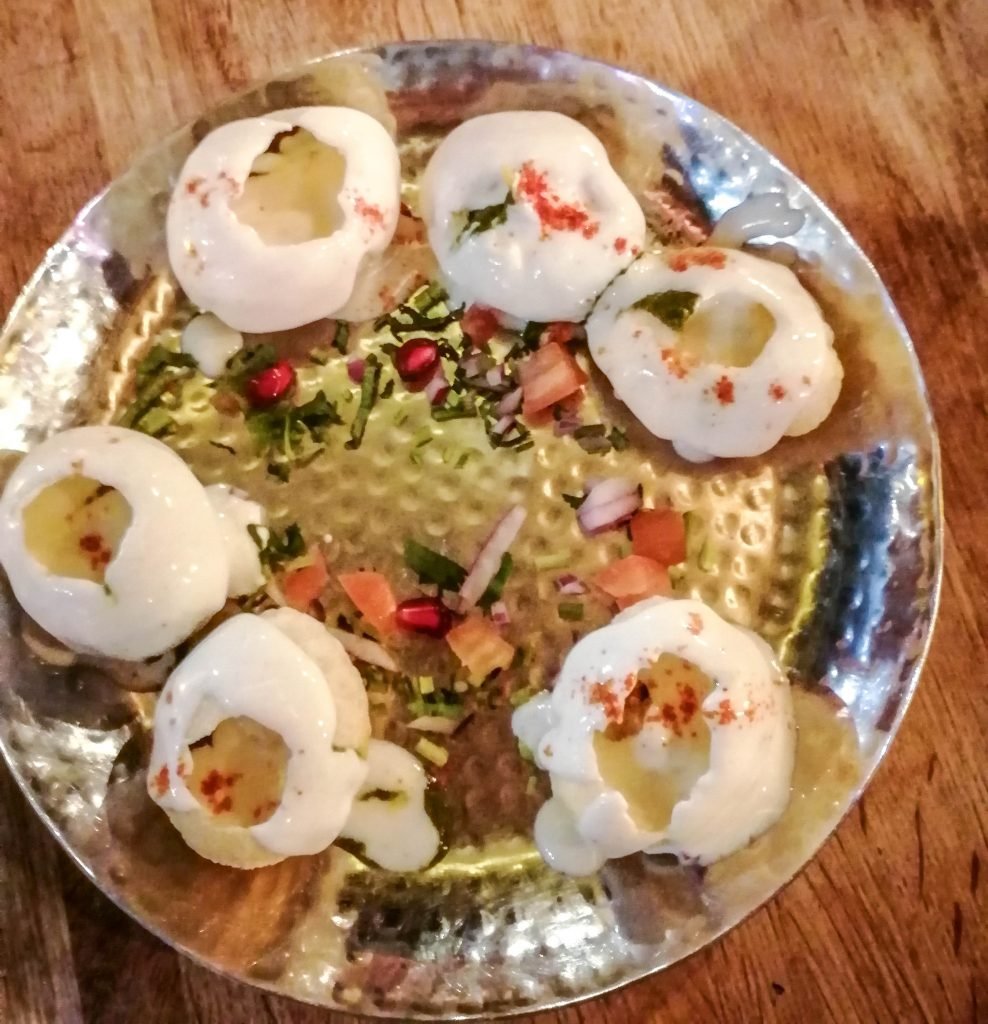 Puri de yogur - Comida típica india