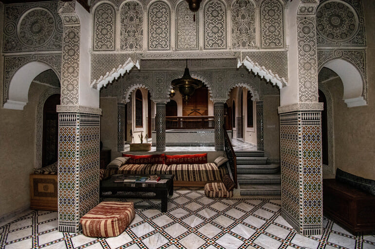 Donde alojarse en Meknes 