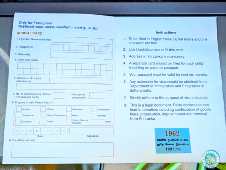arrival-card-sri-lanka